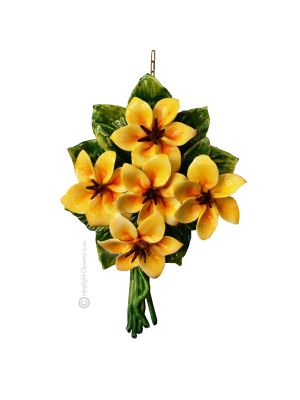 BOUQUET Décoration artistique à suspendre en céramique