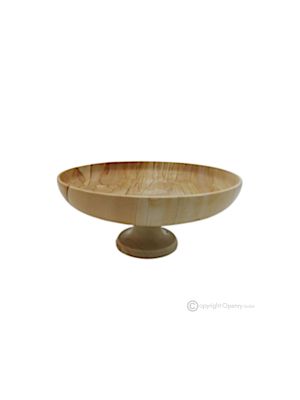 BOL À FRUITS en marbre Teck, centre de table fait main, design moderne, véritable pierre naturelle.