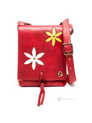 MARGH Sac bandoulière pour femme en cuir véritable fabriqué à la main