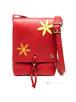 MARGH Sac à bandoulière pour femme en cuir véritable fabriqué à la main