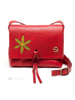 MARGHXS Sac à bandoulière pour femme en cuir véritable fabriqué à la main