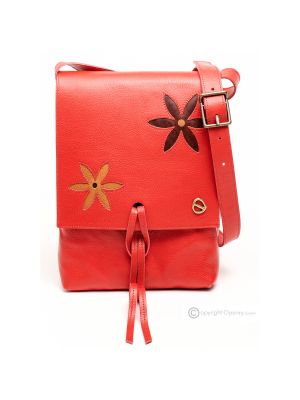 MARGH Sac bandoulière pour femme en cuir véritable fabriqué à la main