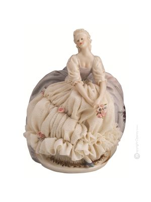 Figurine LADY Figurine en porcelaine de Capodimonte faite à la main en Italie