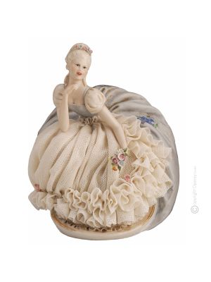 Figurine LADY Figurine en porcelaine de Capodimonte faite à la main en Italie