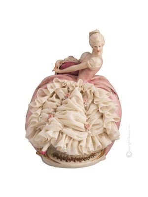 Figurine LADY Figurine en porcelaine de Capodimonte faite à la main en Italie