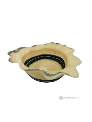 CENTRE DE TABLE en onyx zèbre, pierre naturelle authentique, faite à la main, donne une élégance unique.