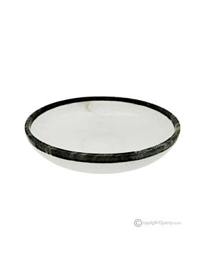 BOL en albâtre, authentique pierre naturelle au veinage unique, réalisé à la main.