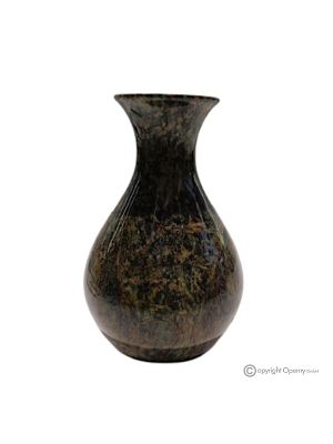 VASE en marbre vert, pierre naturelle authentique de première qualité, fait main, exclusif.