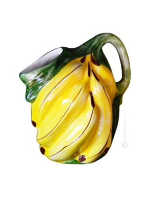 BANANA JUG Carafe carafe créations originales en céramique artistique Made in Italy