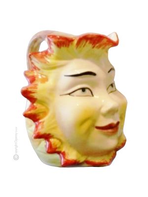 JUG SUN Carafe carafe créations originales en céramique artistique Made in Italy
