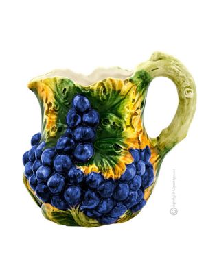 RAISIN CRUCHE Carafe carafe créations originales en céramique artistique Made in Italy