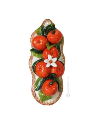 TOMATES Décoration artistique à suspendre en céramique