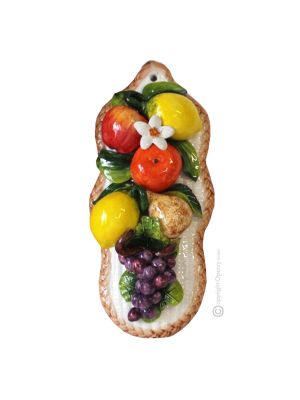 FRUIT Décoration artistique à suspendre en céramique