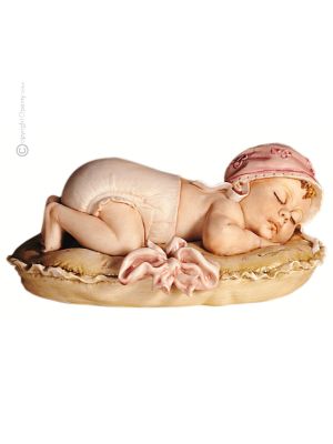 SWEET DREAMS Figurine en porcelaine Capodimonte faite à la main Made in Italy