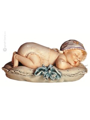 SWEET DREAMS Figurine en porcelaine Capodimonte faite à la main Made in Italy