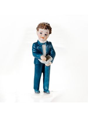 COMMUNION Poupée cadeau idéale pour la pure communion en porcelaine.