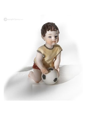 FUIN - Faite à la main en Italie, poupée Capodimonte de luxe.