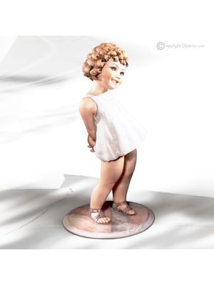 GIULIA - Capodimonte, statuette d'art exclusive en porcelaine raffinée.
