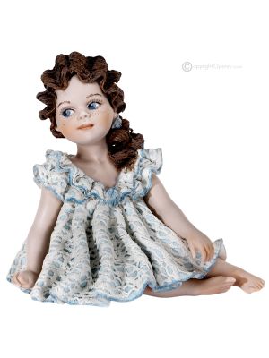 GRACE - Capodimonte, figurine romantique en porcelaine, une pièce unique.