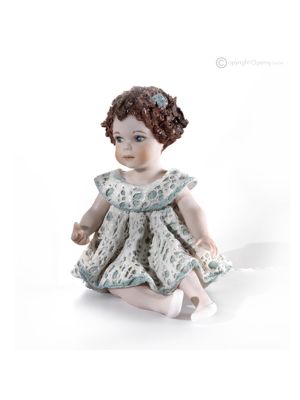 IRENE - Capodimonte, statuette en porcelaine fine, une œuvre d'art rare.