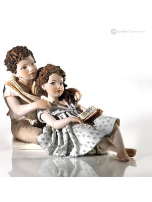 LA VIE QUI FLUX - Poupée Capodimonte, pièce de présentation unique et précieuse.