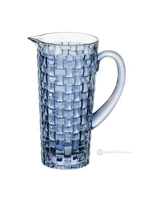 MANHATTAN Pichet, carafe, carafe, verre de qualité supérieure peint à la main, design moderne.