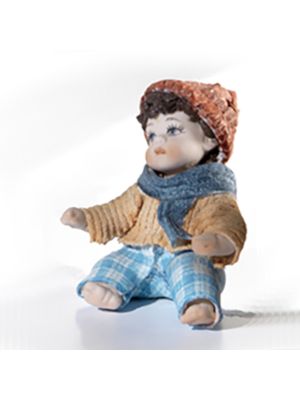MIGNON-M - Poupée de collection, décorée avec une précision artisanale.