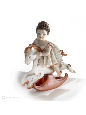 MILLY - Chef-d'œuvre miniature, poupée Capodimonte avec une attention aux détails.