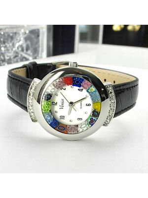 MONTRE-BRACELET ÉTOILE avec authentique verre de Murano fait à la main Murrine Made in Italy