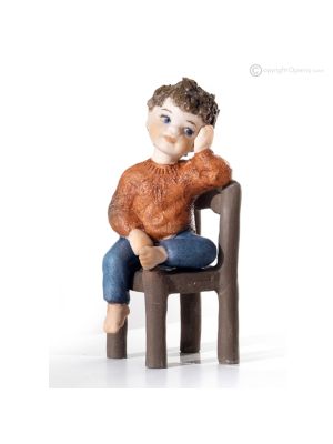 NICO - Une poupée de collection unique, en pure porcelaine italienne.