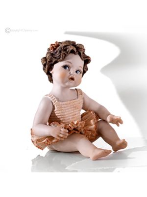 RENEE - Statuette Capodimonte, danseuse en porcelaine d'une rare beauté.