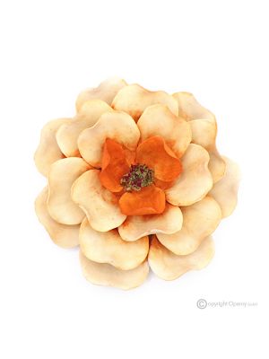 DALIA – Fleur suspendue en porcelaine de Capodimonte, faite main, de haute qualité
