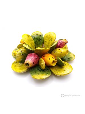 BOUGEOIR FIGUES – Décoration de centre de table, céramique Capodimonte