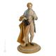 GENTLEMAN AVEC DENTELLE Statue Figurine Capodimonte Porcelaine Faite à la main Fabriqué en Italie