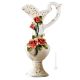 AMPHORA Vase artistique en céramique de style baroque avec détails en or 24 carats Fabriqué en Italie