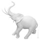 Figurine en porcelaine ÉLÉPHANT Capodimonte, artisanat Made in Italy