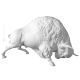 Figurine en porcelaine BUFFALO Capodimonte, artisanat Made in Italy