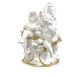 TROIS CHERUBONS Statuette figurine en porcelaine de Capodimonte faite à la main en Italie