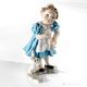 Statuette ALICE Fairytale Capodimonte, grâce et magie italienne en porcelaine.