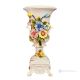 VASE en céramique artistique de style baroque avec détails en or 24 carats Fabriqué en Italie
