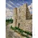 CHÂTEAU HISTORIQUE MOLINARA Peinture acrylique moderne sur toile Made in Italy 