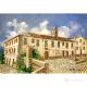 CONVENTO SAN FRANCESCO Peinture acrylique moderne sur toile Made in Italy 