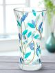 LAURUS Authentique vase décoratif moderne peint à la main en verre de qualité supérieure.
