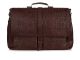 GEORGEIKU sacs de bureau épaule travail porte-documents sac à main professionnel hommes en cuir véritable marron