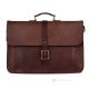IKUBAG sacs de bureau mallette de travail à bandoulière sac à main professionnel pour hommes en cuir véritable marron