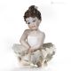 MARIE - Statuette Capodimonte, danseuse classe, art en porcelaine fine.
