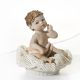 Statuette en porcelaine MAOMAO Capodimonte, délicate poupée bébé.