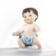 PONPON - Poupée en porcelaine Capodimonte, parfaite pour être exposée.