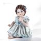 PRISCILLA - Statuette Capodimonte, beauté italienne en porcelaine exclusive.