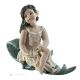 Statuette SILENE Capodimonte, porcelaine d'art italienne, beauté intemporelle.